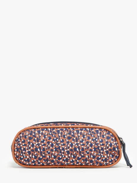 Pennenzak Meisje 2 Compartimenten Cameleon Bruin vintage fantasy PBVGTROU ander zicht 2